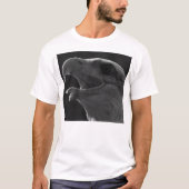 Zwarte en witte adelaar t-shirt (Voorkant)
