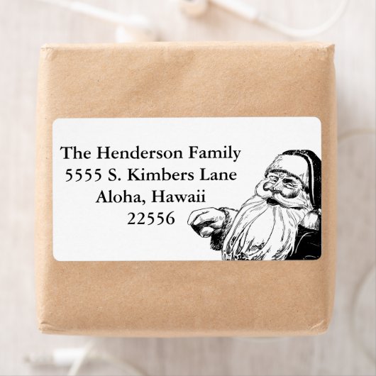  zwarte en witte Adresetiketten Etiket (Insitu)