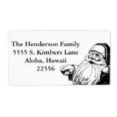  zwarte en witte Adresetiketten Etiket (Voorkant)