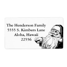 zwarte en witte Adresetiketten