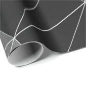 Zwarte en witte afbeelding cadeaupapier (Rol Hoek)