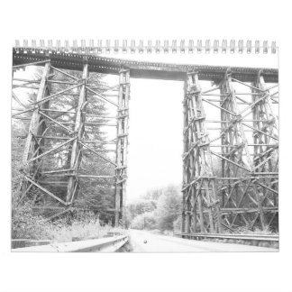 Zwarte en witte agenda kalender