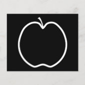 Zwarte en witte appel. flyer (Achterkant)