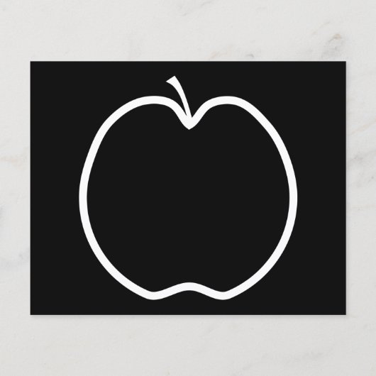 Zwarte en witte appel. flyer (Achterkant)