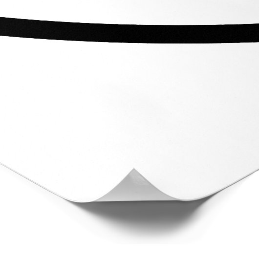 Zwarte en witte appel. poster (Hoek)