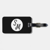 Zwarte en witte balletschoenen Dance Life Custom Bagagelabel (Achterkant horizontaal)