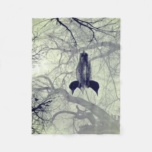 Zwarte en witte ballon op een meer goot deken (Voorkant)