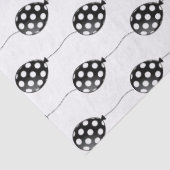 Zwarte en witte ballonnen tissuepapier (Detail)