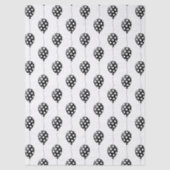 Zwarte en witte ballonnen tissuepapier (Voorkant)