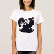 Zwarte en witte bendes danser met Veil Mode top