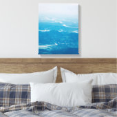 zwarte en witte bergen canvas afdruk (Insitu (Slaapkamer))
