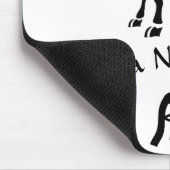 Zwarte en witte betongeit muismat (Hoek)