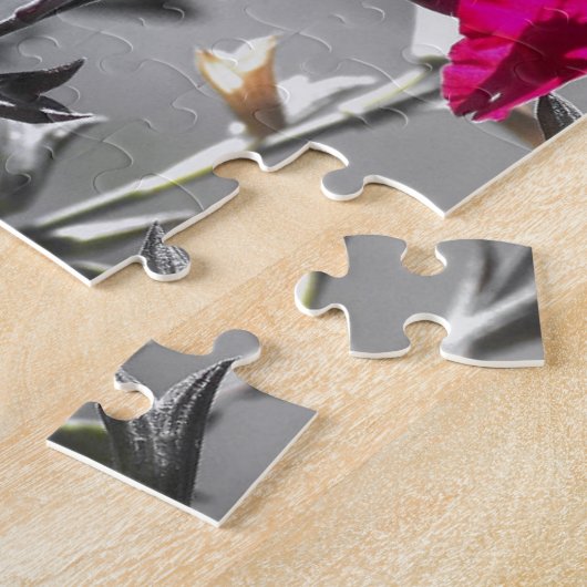 Zwarte en witte bijen legpuzzel (Zijkant)