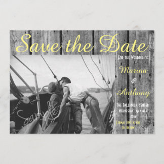 Zwarte en Witte bijtende Romance Sla datum nr. 4 o Save The Date
