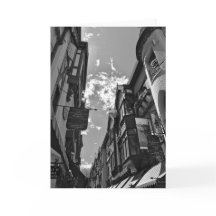 Zwarte en witte blanco kaart