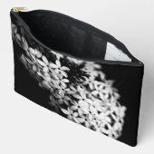 zwarte en witte bloemen etui (Open)
