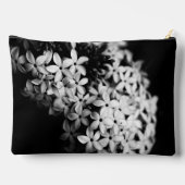 zwarte en witte bloemen etui (Achterkant)