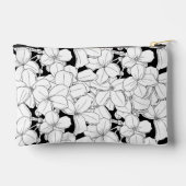 Zwarte en witte bloemen etui (Achterkant)