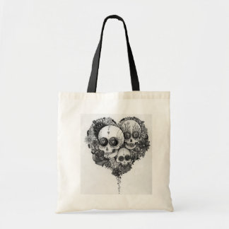 zwarte en witte bloemzak tote bag