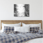 Zwarte en witte boomstam 16x20 canvas afdruk (Insitu (Slaapkamer))