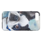 ZWARTE EN WITTE BOSTON TERRIER Case-Mate iPhone CASE (Achterkant (Horizontaal))