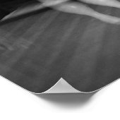 Zwarte en witte Bowling Poster (Hoek)