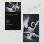 Zwarte en witte brij visitekaartje (Voorkant / Achterkant)