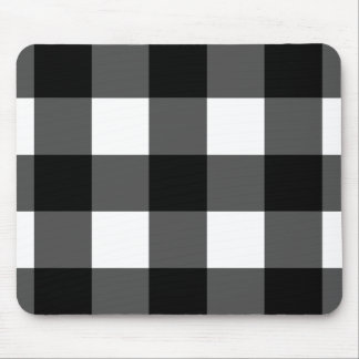 Zwarte en Witte Buffalo Check Muismat