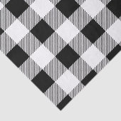 zwarte en witte buffelplaat tissuepapier (Detail)