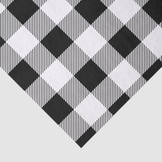  zwarte en witte buffelplaat tissuepapier (Detail)