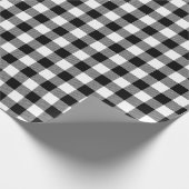 Zwarte en witte buffels met kerstmis cadeaupapier (Hoek)