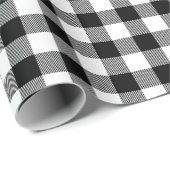 Zwarte en witte buffels met kerstmis cadeaupapier (Rol Hoek)