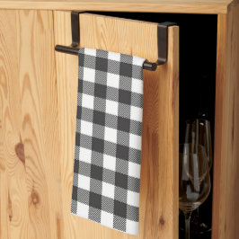 Zwarte en witte buffels met keukenhanddoeken