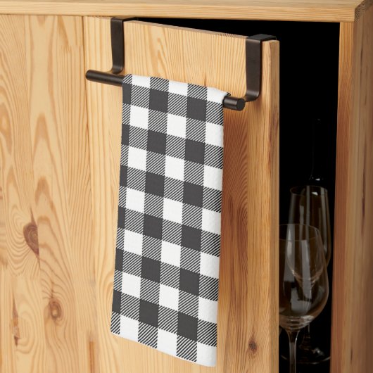 Zwarte en witte buffels met keukenhanddoeken (Derde Gevouwen)