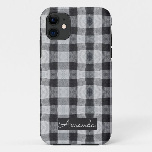 zwarte en witte buffelvlek Case-Mate iPhone case (Achterkant)
