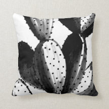 Zwarte en witte cactus