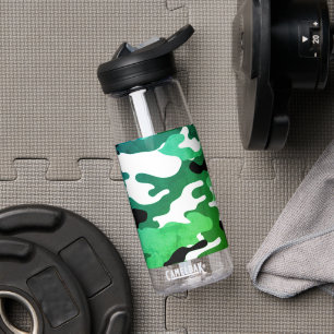 Zwarte en witte Camelbak Waterfles