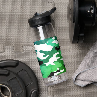 Zwarte en witte Camelbak Waterfles