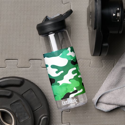 Zwarte en witte Camelbak Waterfles (Gym)
