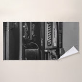  ZWARTE EN WITTE CAMERA BADHANDDOEK (Badhanddoek)