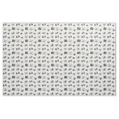 Zwarte en witte camera's stof (Yard (91,4 cm))