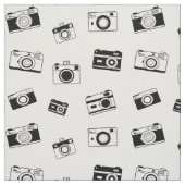 Zwarte en witte camera's stof (Swatch)