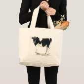 zwarte en witte canvas tas (Voorkant (product))