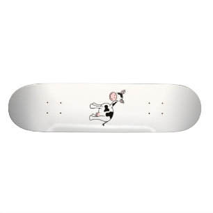 Zwarte en witte Cartoon. Persoonlijk Skateboard