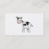 Zwarte en witte Cartoon. Visitekaartje (Achterkant)