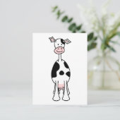 Zwarte en witte Cartoon. Voorkant. Briefkaart (Staand voorkant)