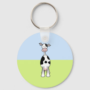 Zwarte en witte Cartoon. Voorkant. Sleutelhanger
