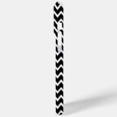 Zwarte en witte Chevron Case-Mate iPhone Case (Achterkant / Links)