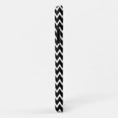 Zwarte en witte Chevron Case-Mate iPhone Case (Achterkant/rechts)