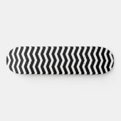 Zwarte en witte Chevron Persoonlijk Skateboard (Horizontaal)